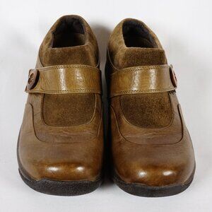 Dansko Shoes Women's 39 Kaya Clog Mules Comfort 5415457800 Brown Leather